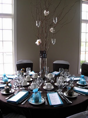  images for a Tiffany Blue Chocolate themed wedding I found this DIY 